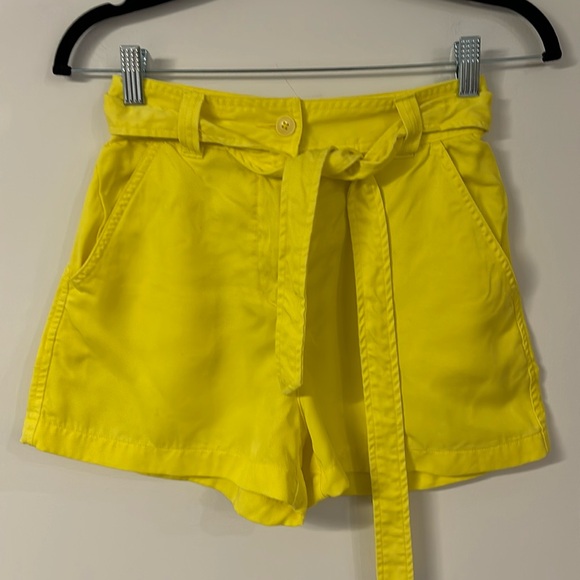 Aritzia Wilfred Free belted high waisted shorts - Picture 1 of 13